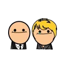 😐 emoji Cyanide and Happiness @AM_stickers Telegram sticker 10 of 12