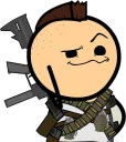 😈 emoji Cyanide and Happiness Telegram sticker 7 of 23