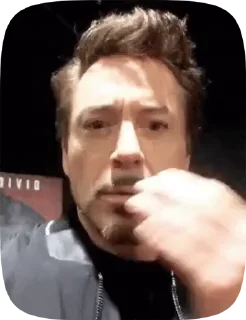 😘 emoji Tony stark Telegram sticker 10 of 41