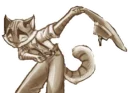 Sticker from Lackadaisy cats