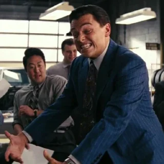 😬 emoji The Wolf Of Wall Street | @DonutGuy Telegram sticker 24 of 120