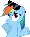 🤷‍♂️ emoji NettysFall's Totally MLP Telegram sticker 24 of 53