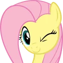 😉 emoji NettysFall's Totally MLP Telegram sticker 9 of 53