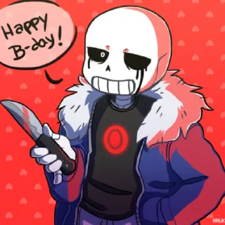 🌸 emoji Killer sans by : @Undertale_Stickers Telegram sticker 9 of 76