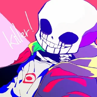 ❄️ emoji Killer sans by : @Undertale_Stickers Telegram sticker 14 of 76