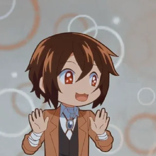 😍 emoji bungou stray dogs ➾ @iRammy Telegram sticker 13 of 42