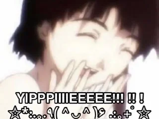 Sticker from crazy manga pack