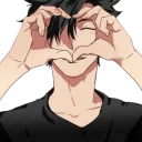 ❤ emoji tetsuro kuroo.saku Telegram sticker 10 of 120