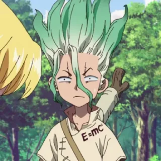 🧬 emoji Senku Ishigami Telegram sticker 18 of 60