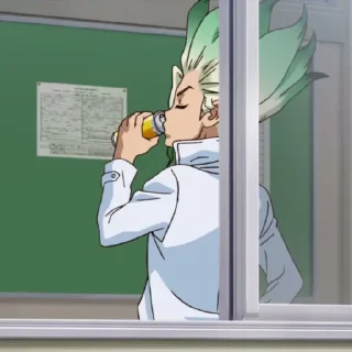 Sticker from Senku Ishigami