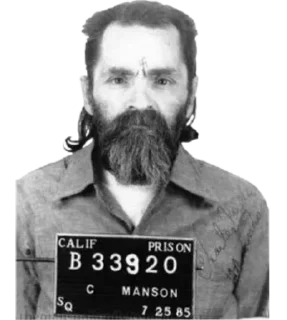 📰 emoji Charles Manson Telegram sticker 14 of 35