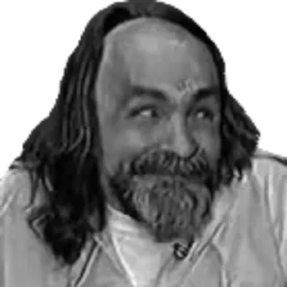 😙 emoji Charles Manson Telegram sticker 21 of 35