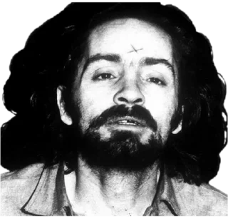 😐 emoji Charles Manson Telegram sticker 7 of 35