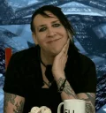 😊 emoji Marilyn manson @Ygi_sdt Telegram sticker 10 of 44
