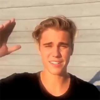 ✌️ emoji JustinBieber @StickersByBoggi Telegram sticker 11 of 50