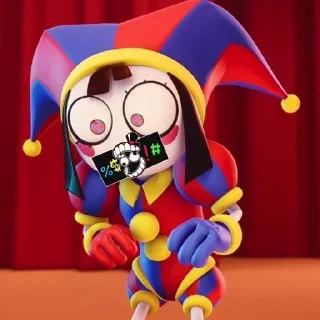 Sticker from — pomni. 🎪 @zumizex