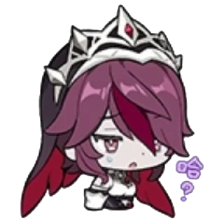 😖 emoji Genshin reacts @carlysticker Telegram sticker 23 of 54