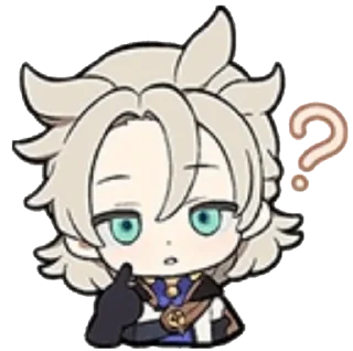 ❓ emoji Genshin reacts @carlysticker Telegram sticker 12 of 54