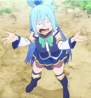 🤷‍♀ emoji Konosuba Telegram sticker 24 of 41