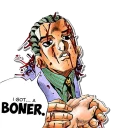 🍆 emoji Jojo's Bizzare Adventures Unofficial Stickers Telegram sticker 19 of 76