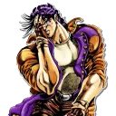 😳 emoji Jojo's Bizzare Adventures Unofficial Stickers Telegram sticker 13 of 76