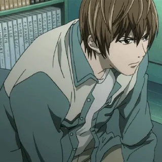 📃 emoji Light Yagami, @JustSomeBullshit Telegram sticker 10 of 120