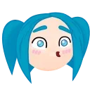 😱 emoji 𓄂Ƀ⃬ʟu⃑ᴇ @HANGSEED𖨘 Telegram sticker 10 of 15