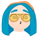 🤔 emoji 𓄂Ƀ⃬ʟu⃑ᴇ @HANGSEED𖨘 Telegram sticker 9 of 15