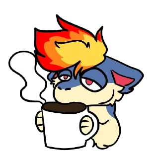 ☕️ emoji ollie & quil Telegram sticker 3 of 22