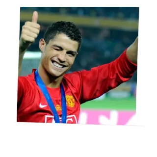 👍 emoji Cristiano ronaldo Telegram sticker 10 of 10