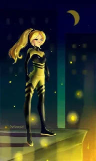 💛 emoji Queen Bee - Miraculous : @Characters_stickers Telegram sticker 13 of 28