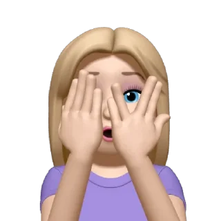 🙈 emoji blair Telegram sticker 7 of 39