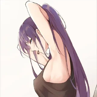 🌟 emoji Busujima Saeko ⚔ @KesitoMania Telegram sticker 6 of 89
