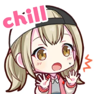 😶 emoji (*＾3＾)/～♡ Telegram sticker 12 of 34