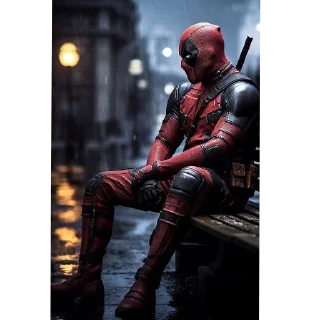 🧥 emoji Deadpool Telegram sticker 12 of 34