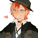 ⛓ emoji Chuuya || not wings :| Telegram sticker 13 of 50