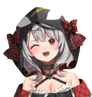 🎣 emoji Sakamata Chloe Telegram sticker 12 of 39