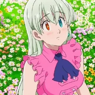 🌸 emoji ⛧︎Elizabeth Liones⸾‌@AnimeGalaxyi Telegram sticker 13 of 50