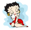 😢 emoji BETTY BOOP Telegram sticker 21 of 41