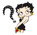 🤔 emoji BETTY BOOP Telegram sticker 10 of 41