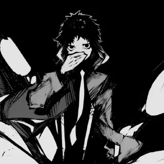 🕷 emoji ֝֝ ֝ akutagawa ៸ @mistysawa Telegram sticker 7 of 60
