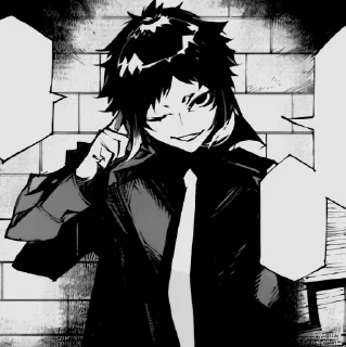 🕯 emoji ֝֝ ֝ akutagawa ៸ @mistysawa Telegram sticker 12 of 60