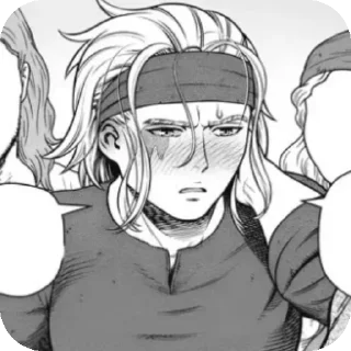 😳 emoji Vinland Saga Telegram sticker 14 of 50