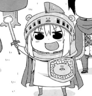 🗡 emoji Umaru posting Telegram sticker 5 of 64