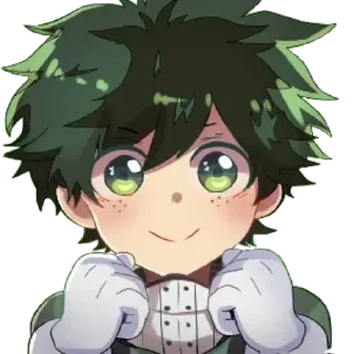 🙂 emoji IZUKU MIDORIYA @R666d1 Telegram sticker 22 of 111