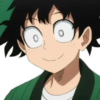 🙂 emoji IZUKU MIDORIYA @R666d1 Telegram sticker 24 of 111