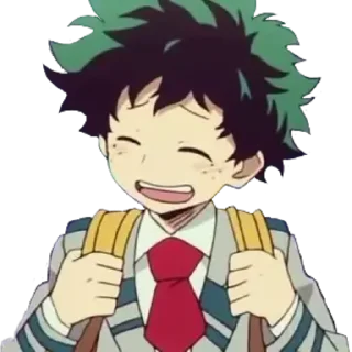😅 emoji IZUKU MIDORIYA @R666d1 Telegram sticker 3 of 111
