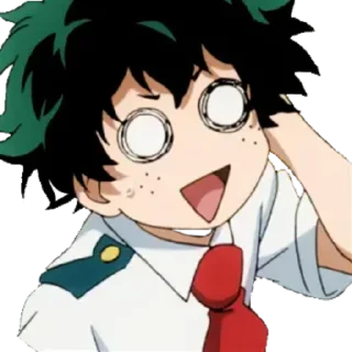 😵 emoji IZUKU MIDORIYA @R666d1 Telegram sticker 15 of 111