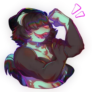 💪 emoji Minty by @vird_the_bird Telegram sticker 11 of 29