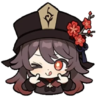 Sticker from Genshin reacts @carlysticker